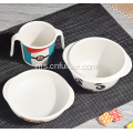 Set 3-Pieces Makan Serat Kanak-kanak Serat Buluh